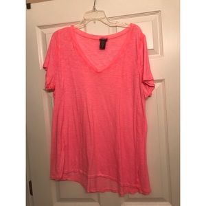 Pink short sleeve top
